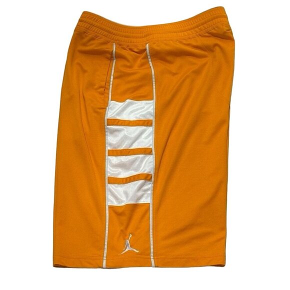 AIR JORDAN DRI-FIT Men's Shorts Polyester Orange White Stretchable Waist Size XL - Picture 11 of 11